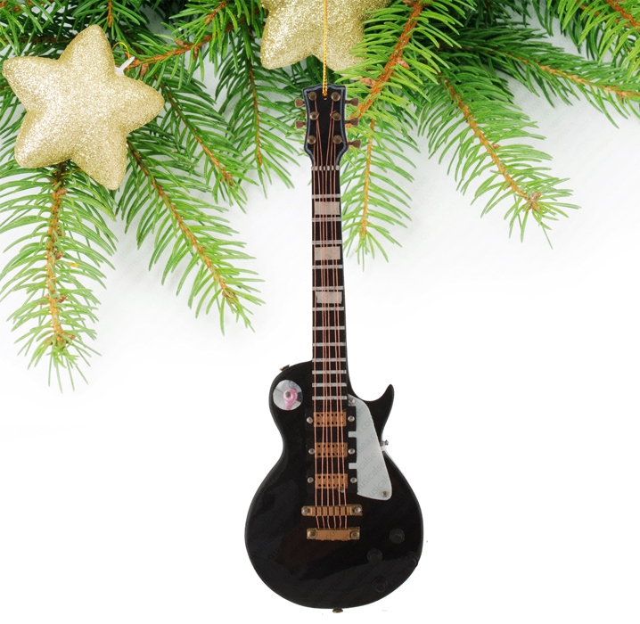 Miniature Black Guitar-TEG13